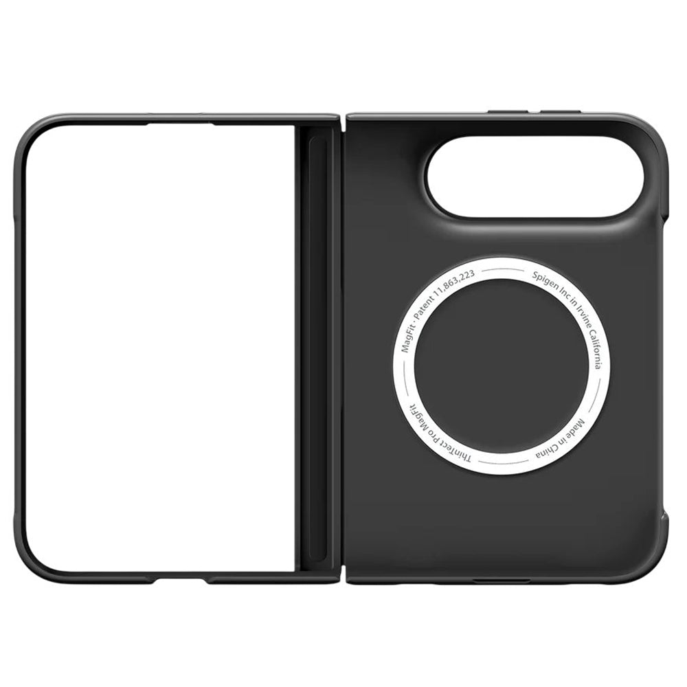 Husa MagSafe pentru Apple iPhone Duo, Spigen, Thintech Pro, Neagra ACS11696