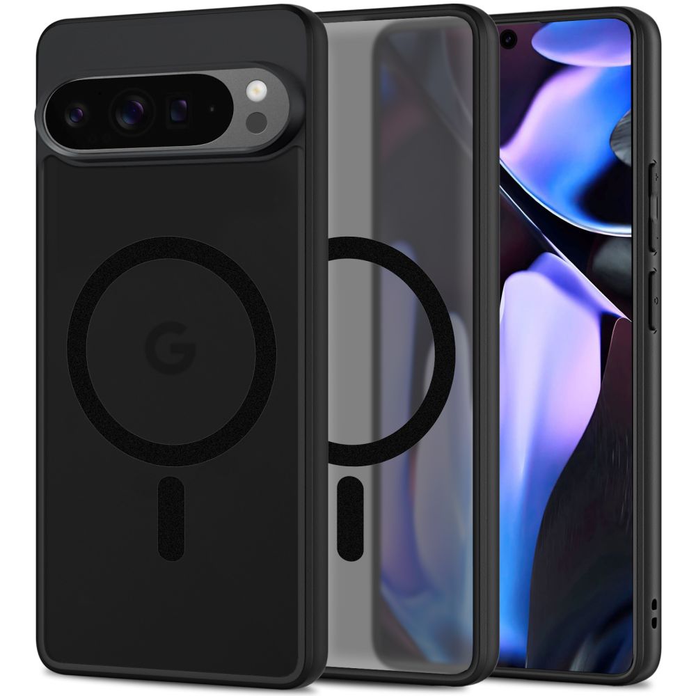 Husa MagSafe pentru Google Pixel 9 / 9 Pro, Tech-Protect, Magmat, Neagra