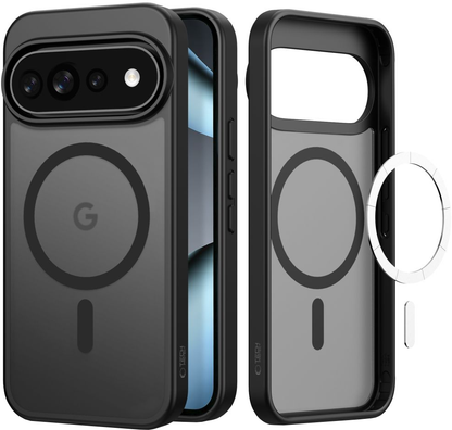 Husa MagSafe pentru Google Pixel 11 Pro XL / 10 Pro XL / 9 Pro XL, Tech-Protect, Magmat, Neagra Mata