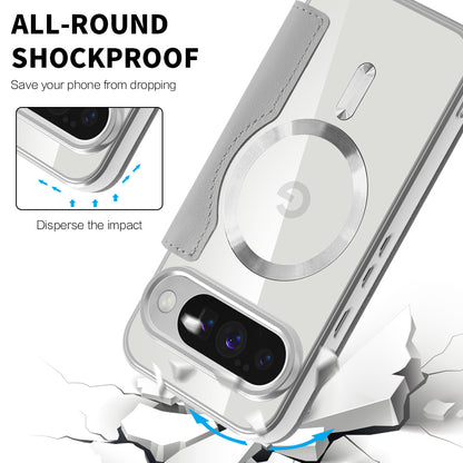 Husa MagSafe pentru Google Pixel 10 Pro XL, Techsuit, SmartMag Book, Gri