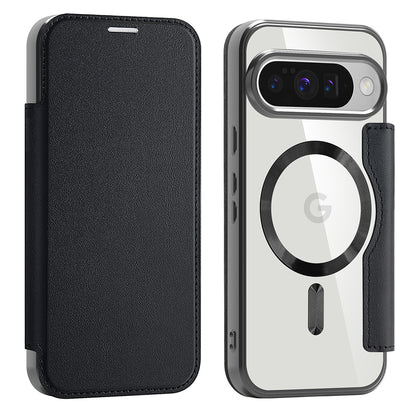 Husa MagSafe pentru Google Pixel 10 Pro / 10, Techsuit, SmartMag Book, Neagra