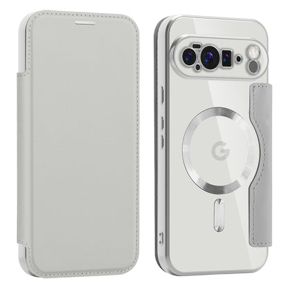 Husa MagSafe pentru Google Pixel 10 Pro XL, Techsuit, SmartMag Book, Gri