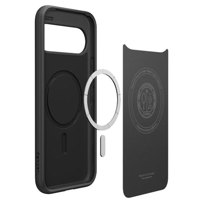 Husa MagSafe pentru Google Pixel 10 Pro / 10, Spigen, Caseology Parallax, Neagra Mata ACS09708