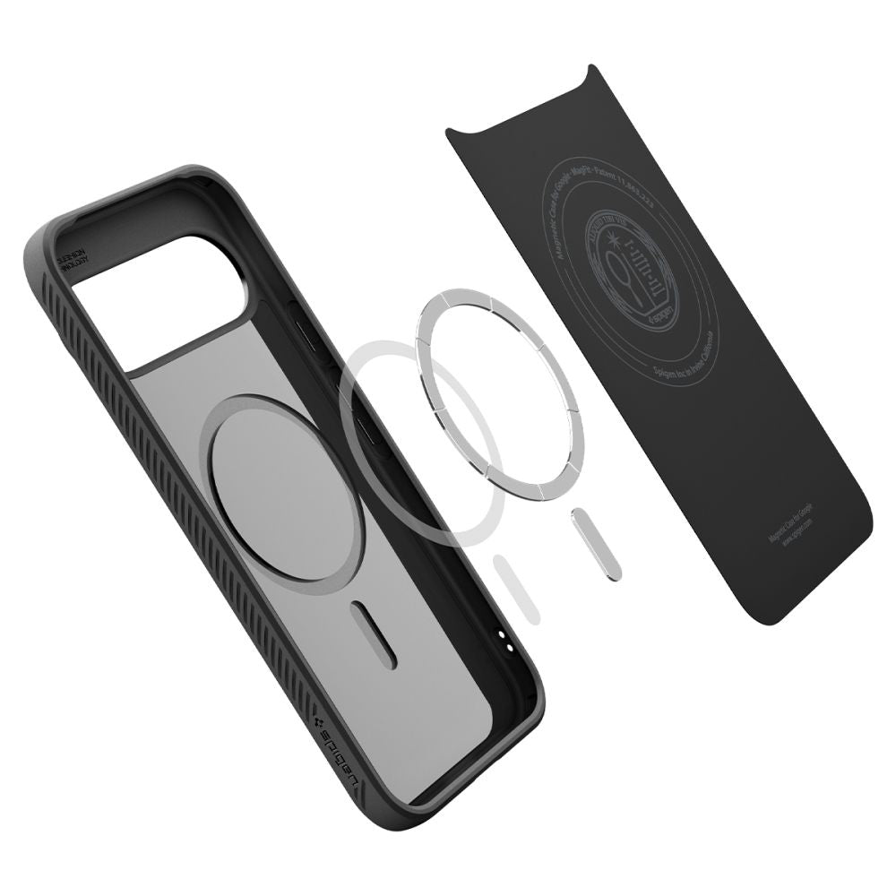 Husa MagSafe pentru Google Pixel 10 Pro / 10, Spigen, Liquid Air, Neagra Mata ACS09695