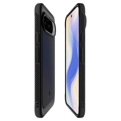 Husa MagSafe pentru Google Pixel 10 Pro / 10, Spigen, Rugged Armor, Neagra Mata ACS09698