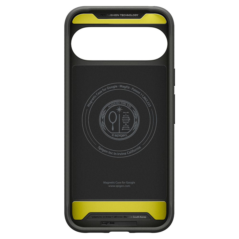 Husa MagSafe pentru Google Pixel 10 Pro / 10, Spigen, Rugged Armor, Neagra Mata ACS09698
