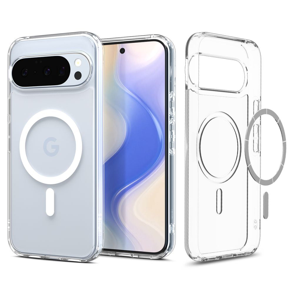 Husa MagSafe pentru Google Pixel 10 Pro / 10, Spigen, Ultra Hybrid, Alba