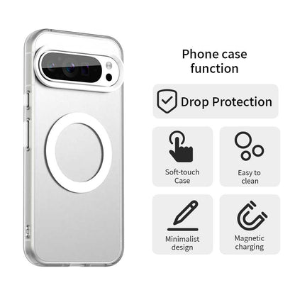 Husa MagSafe pentru Google Pixel 10 Pro / 10, Techsuit, CandyCase, Alba