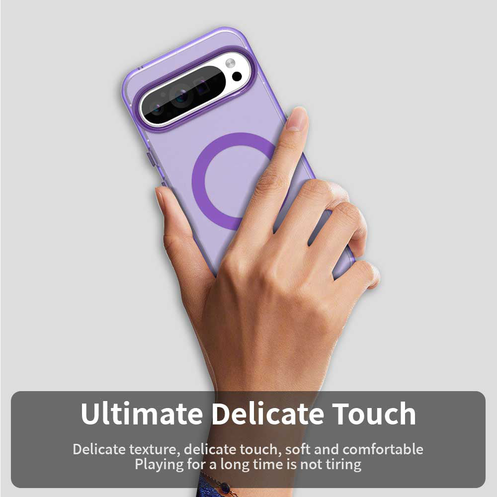 Husa MagSafe pentru Google Pixel 10 Pro / 10, Techsuit, CandyCase, Mov