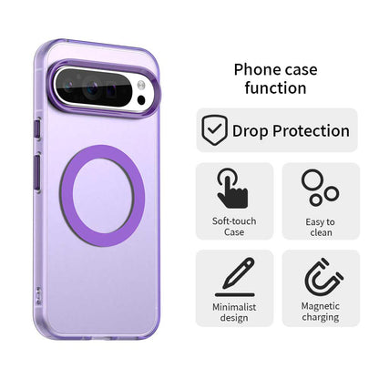 Husa MagSafe pentru Google Pixel 10 Pro / 10, Techsuit, CandyCase, Mov