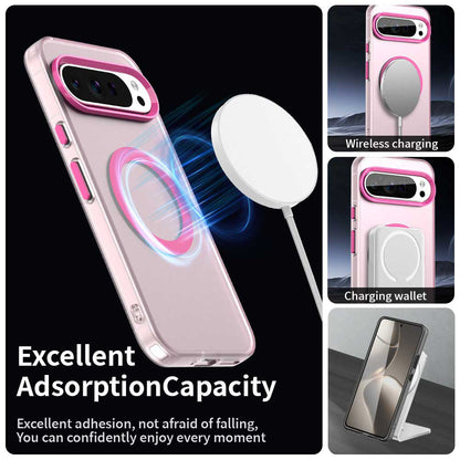 Husa MagSafe pentru Google Pixel 10 Pro / 10, Techsuit, CandyCase, Roz