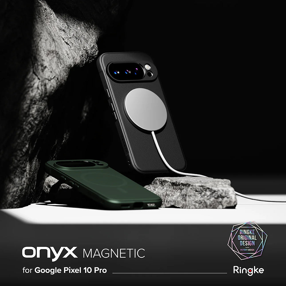 Husa MagSafe pentru Google Pixel 10 Pro, Ringke, Onyx, Neagra