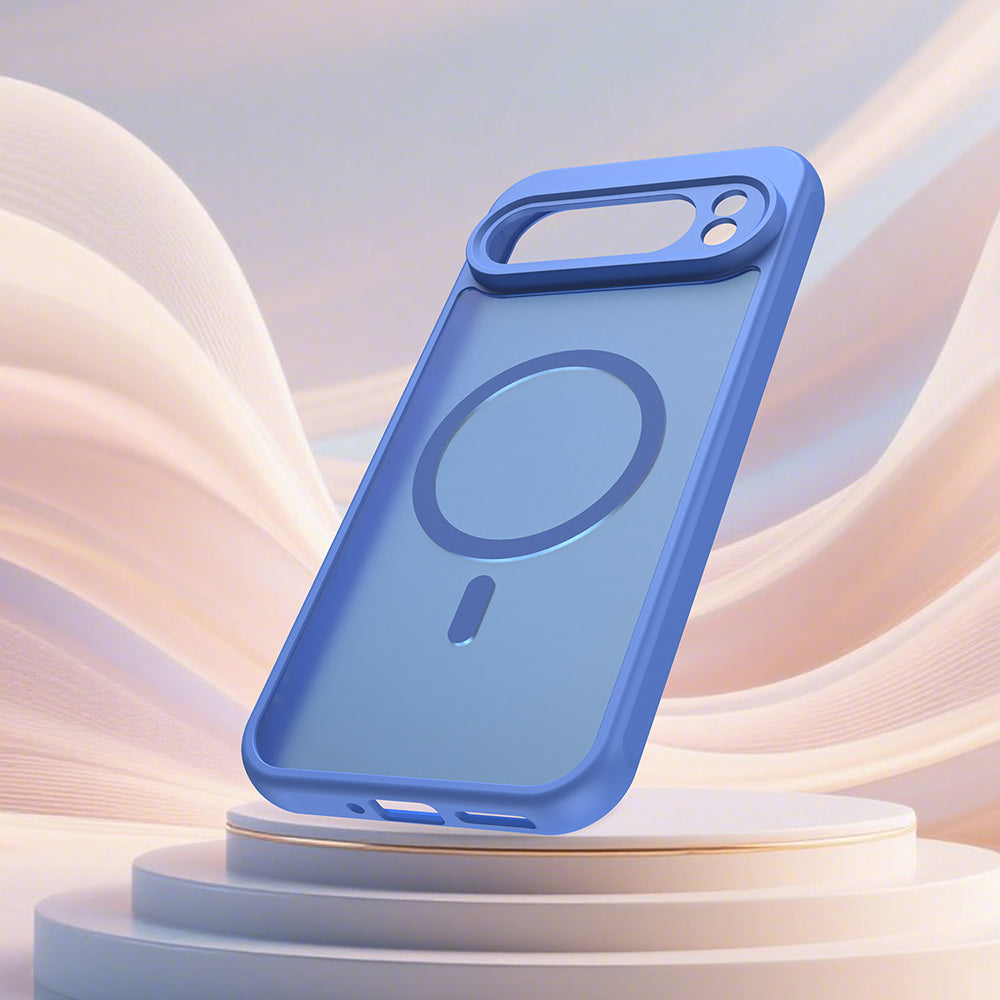 Husa MagSafe pentru Google Pixel 10 Pro, Techsuit, HaloFrost II, Albastra