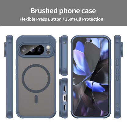 Husa MagSafe pentru Google Pixel 10 Pro, Techsuit, HaloFrost II, Bleumarin