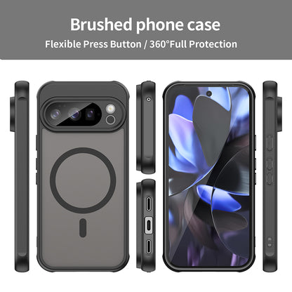 Husa MagSafe pentru Google Pixel 10 Pro, Techsuit, HaloFrost II, Neagra