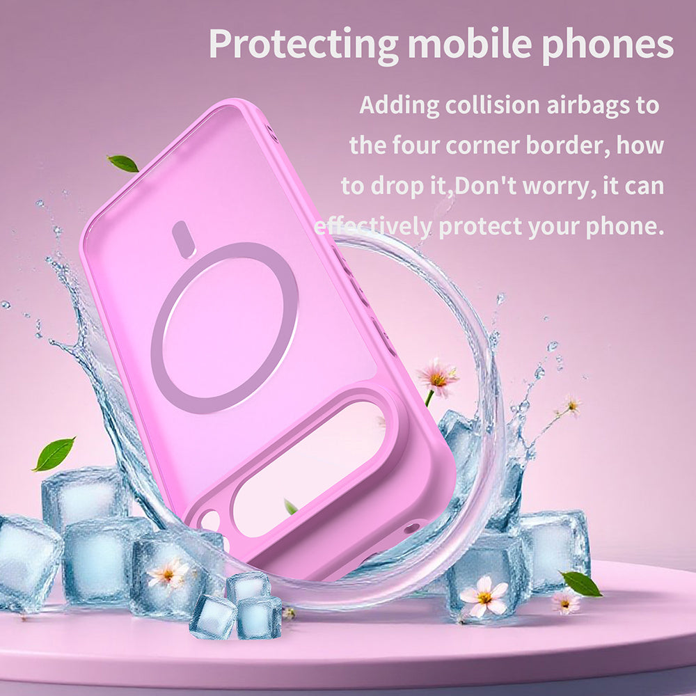 Husa MagSafe pentru Google Pixel 10 Pro, Techsuit, HaloFrost II, Roz