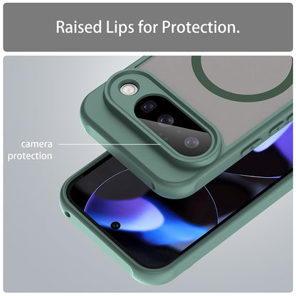 Husa MagSafe pentru Google Pixel 10 Pro, Techsuit, HaloFrost II, Verde
