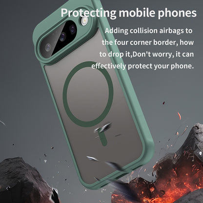 Husa MagSafe pentru Google Pixel 10 Pro, Techsuit, HaloFrost II, Verde