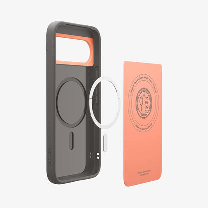 Husa MagSafe pentru Google Pixel 10 Pro XL, Spigen, Caseology Nano Pop, Gri