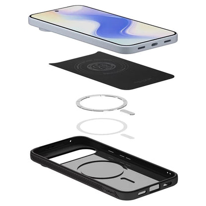 Husa MagSafe pentru Google Pixel 10 Pro XL, Spigen, Liquid Air, Neagra Mata ACS09718