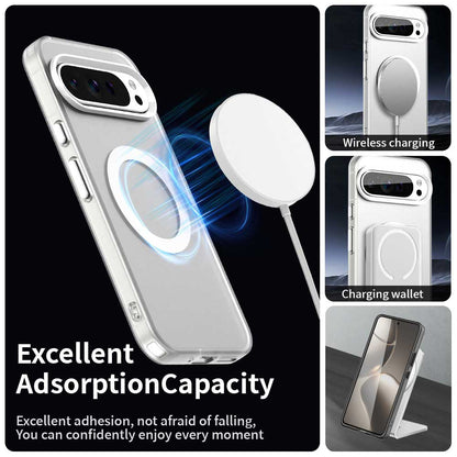Husa MagSafe pentru Google Pixel 10 Pro XL, Techsuit, CandyCase, Alba