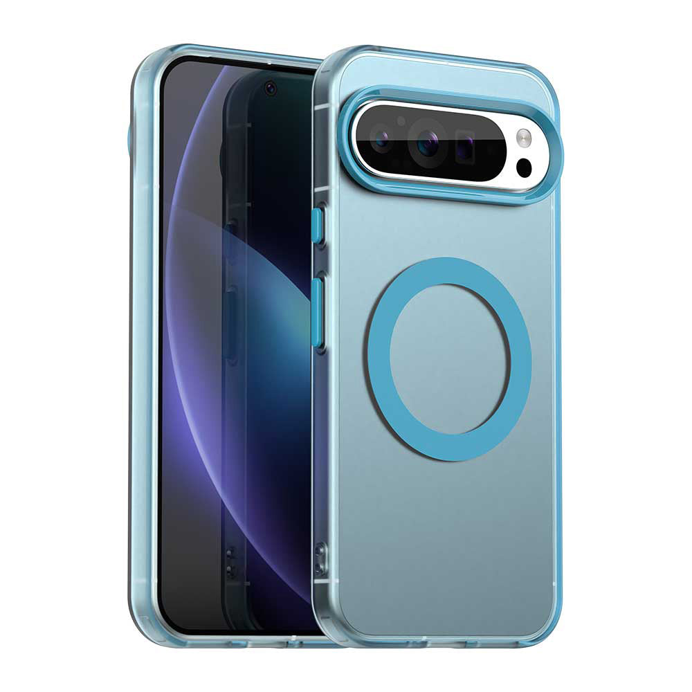 Husa MagSafe pentru Google Pixel 10 Pro XL, Techsuit, CandyCase, Albastra