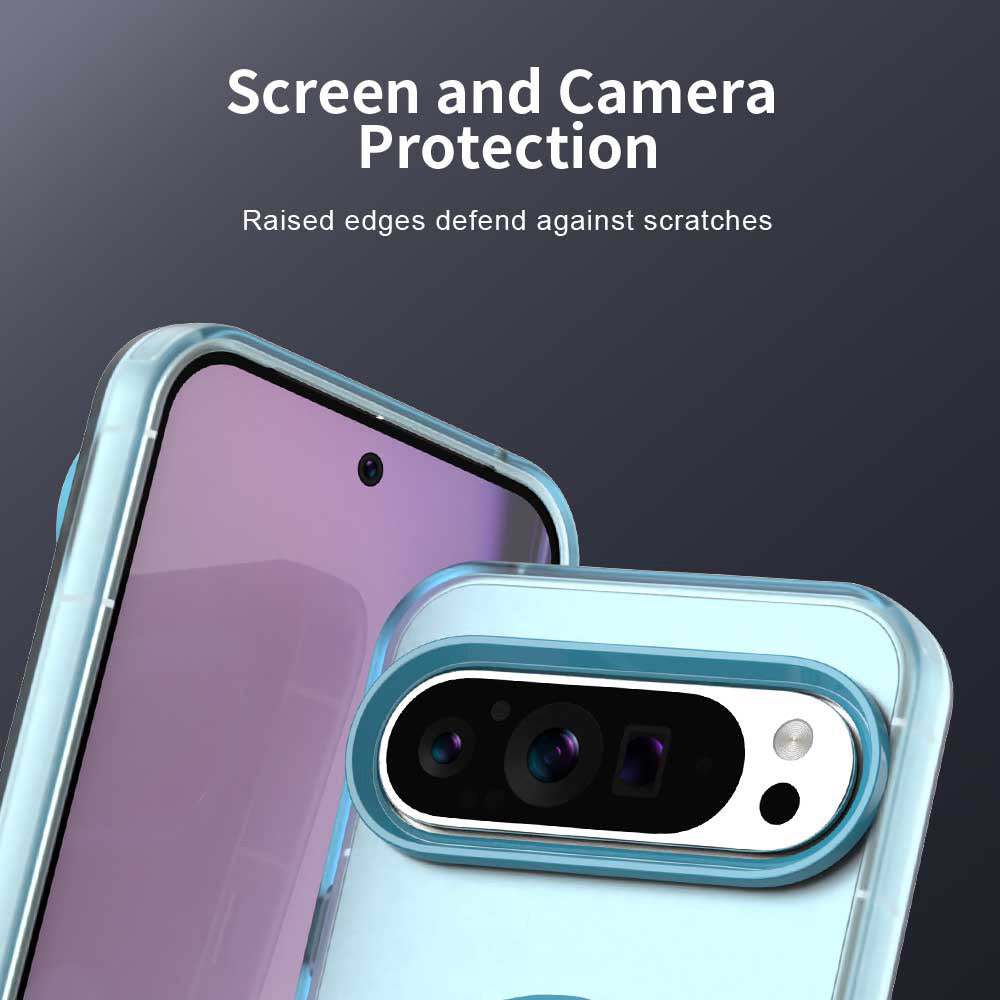 Husa MagSafe pentru Google Pixel 10 Pro XL, Techsuit, CandyCase, Albastra