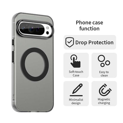 Husa MagSafe pentru Google Pixel 10 Pro XL, Techsuit, CandyCase, Neagra