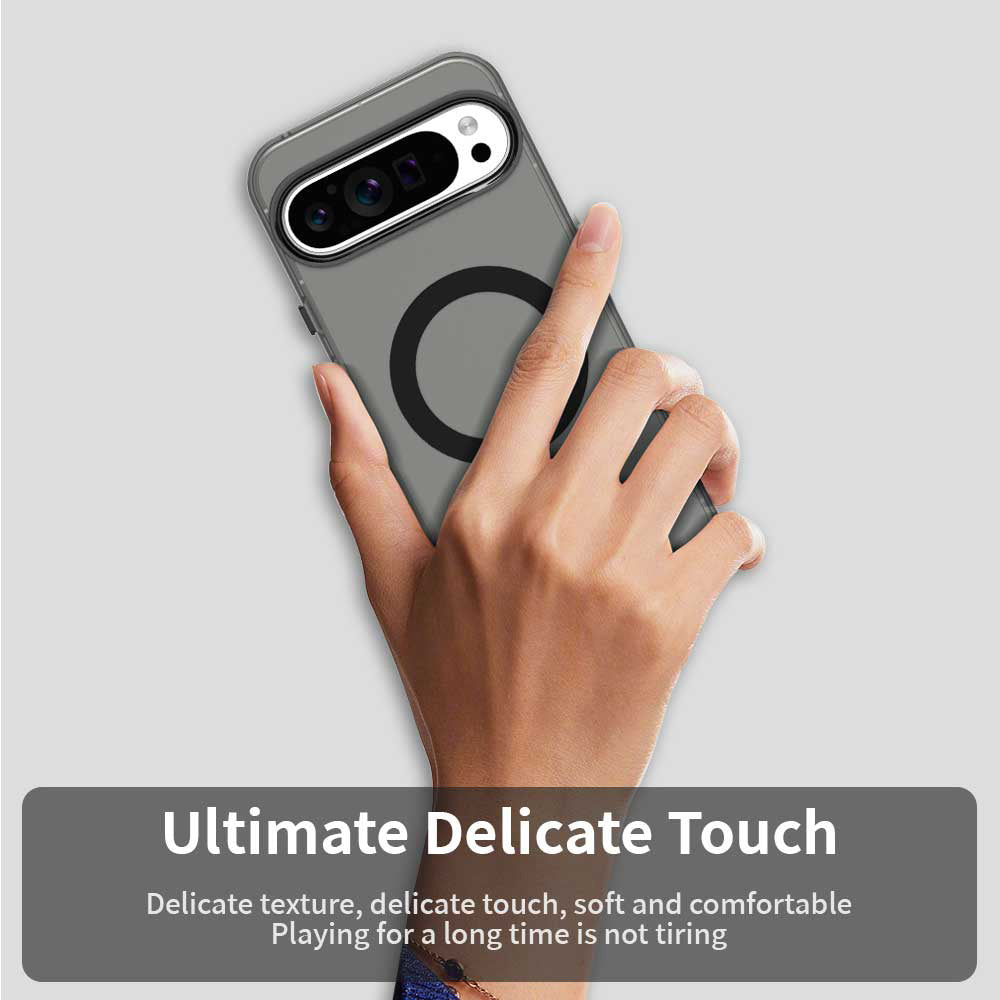 Husa MagSafe pentru Google Pixel 10 Pro XL, Techsuit, CandyCase, Neagra