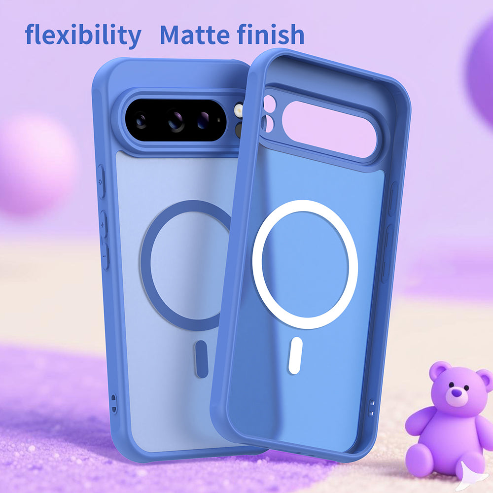 Husa MagSafe pentru Google Pixel 10 Pro XL, Techsuit, HaloFrost II, Albastra