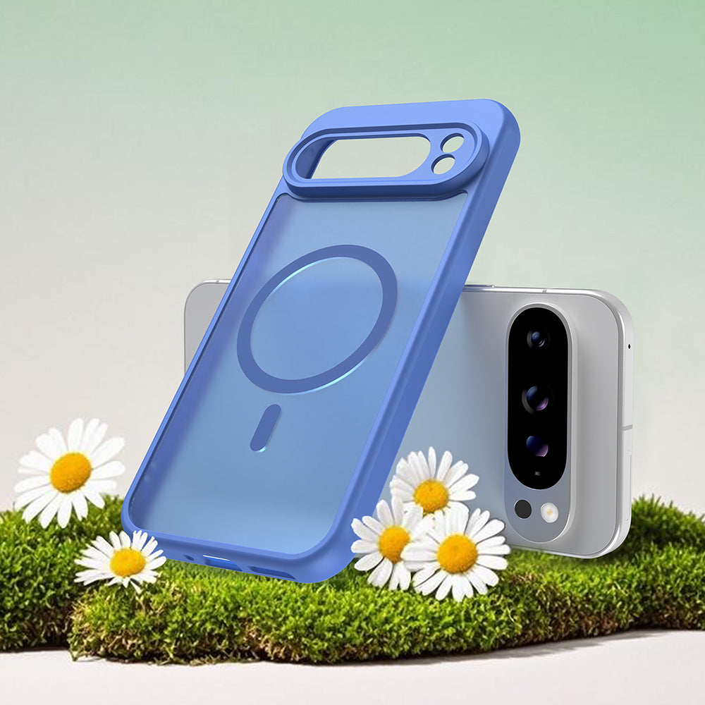 Husa MagSafe pentru Google Pixel 10 Pro XL, Techsuit, HaloFrost II, Albastra