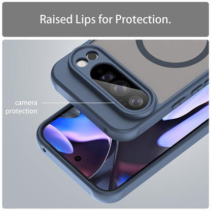 Husa MagSafe pentru Google Pixel 10 Pro XL, Techsuit, HaloFrost II, Bleumarin