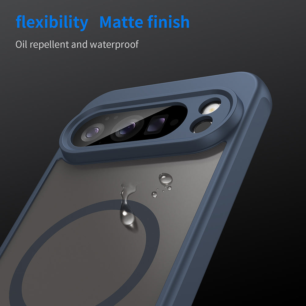 Husa MagSafe pentru Google Pixel 10 Pro XL, Techsuit, HaloFrost II, Bleumarin