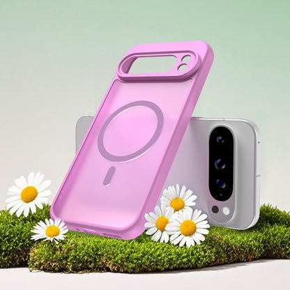 Husa MagSafe pentru Google Pixel 10 Pro XL, Techsuit, HaloFrost II, Roz