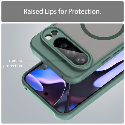 Husa MagSafe pentru Google Pixel 10 Pro XL, Techsuit, HaloFrost II, Verde