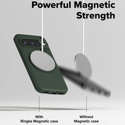 Husa MagSafe pentru Google Pixel 10, Ringke, Onyx, Verde Inchis