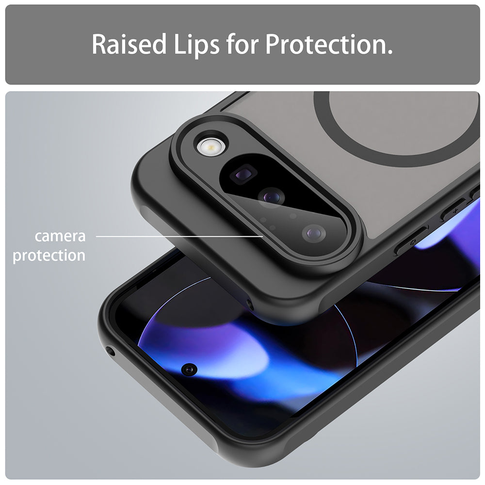 Husa MagSafe pentru Google Pixel 10, Techsuit, HaloFrost II, Neagra