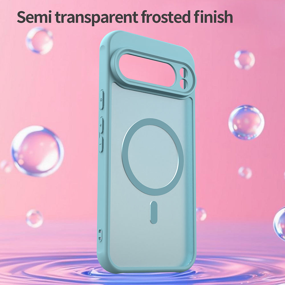 Husa MagSafe pentru Google Pixel 10, Techsuit, HaloFrost II, Verde Deschis