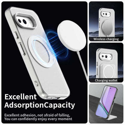 Husa MagSafe pentru Google Pixel 10a, Techsuit, CandyCase, Alba