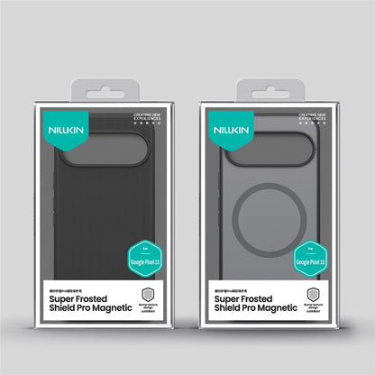 Husa MagSafe pentru Google Pixel 11, Nillkin, Super Shield Pro, Neagra Satinata