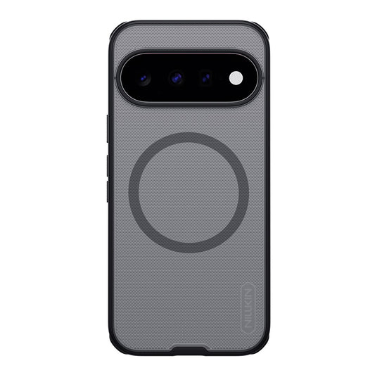Husa MagSafe pentru Google Pixel 11, Nillkin, Super Shield Pro, Neagra Transparenta Satinata