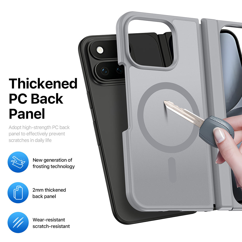Husa MagSafe pentru Google Pixel 11 Pro Fold, DUX DUCIS, Yind, Gri