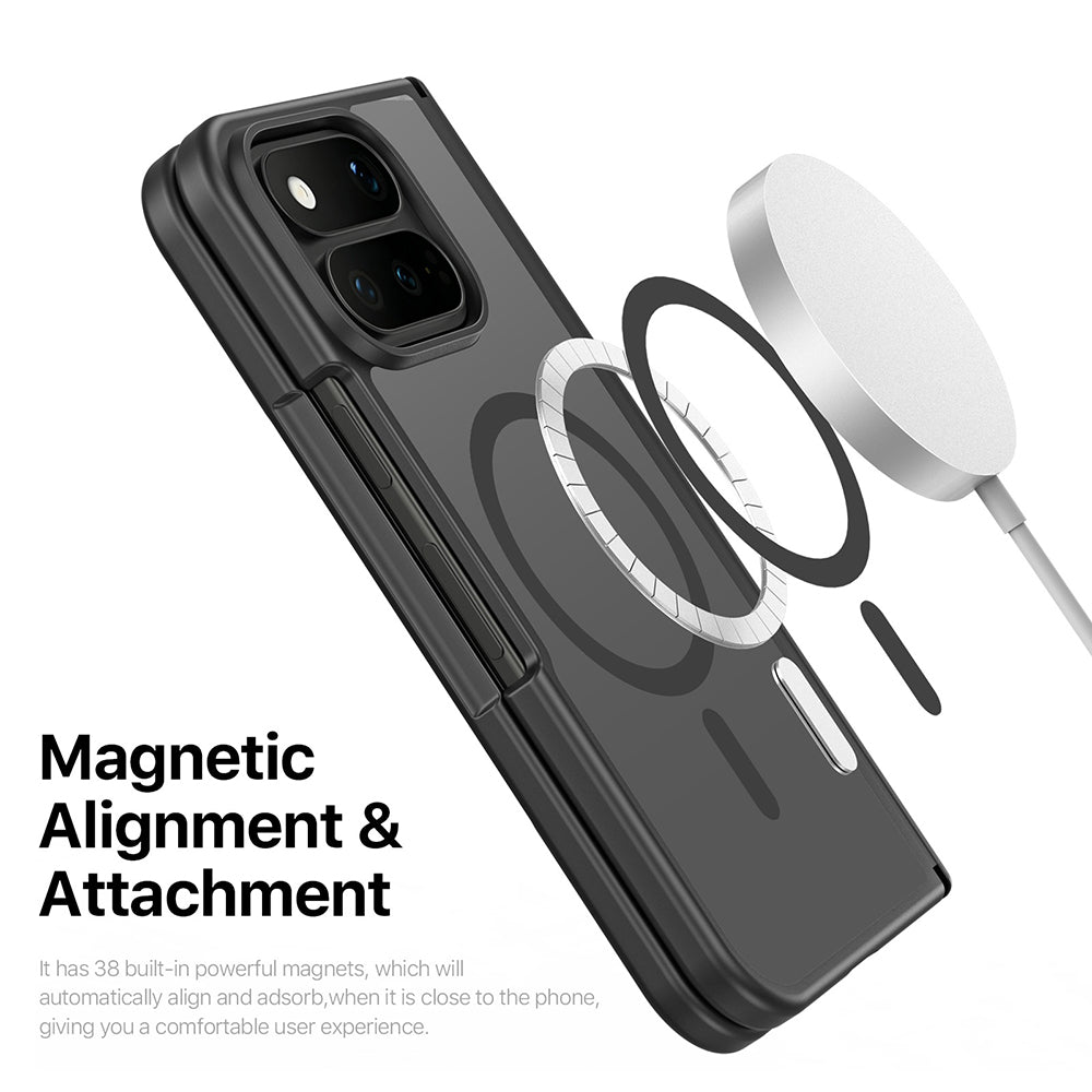 Husa MagSafe pentru Google Pixel 11 Pro Fold, DUX DUCIS, Yind, Roz Deschis