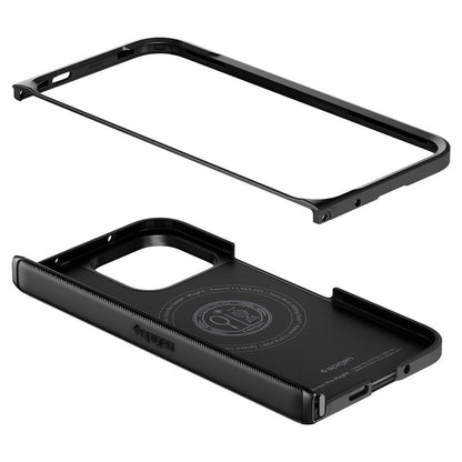 Husa MagSafe pentru Google Pixel 11 Pro Fold, Spigen, Slim Armor Pro, Neagra ACS11458