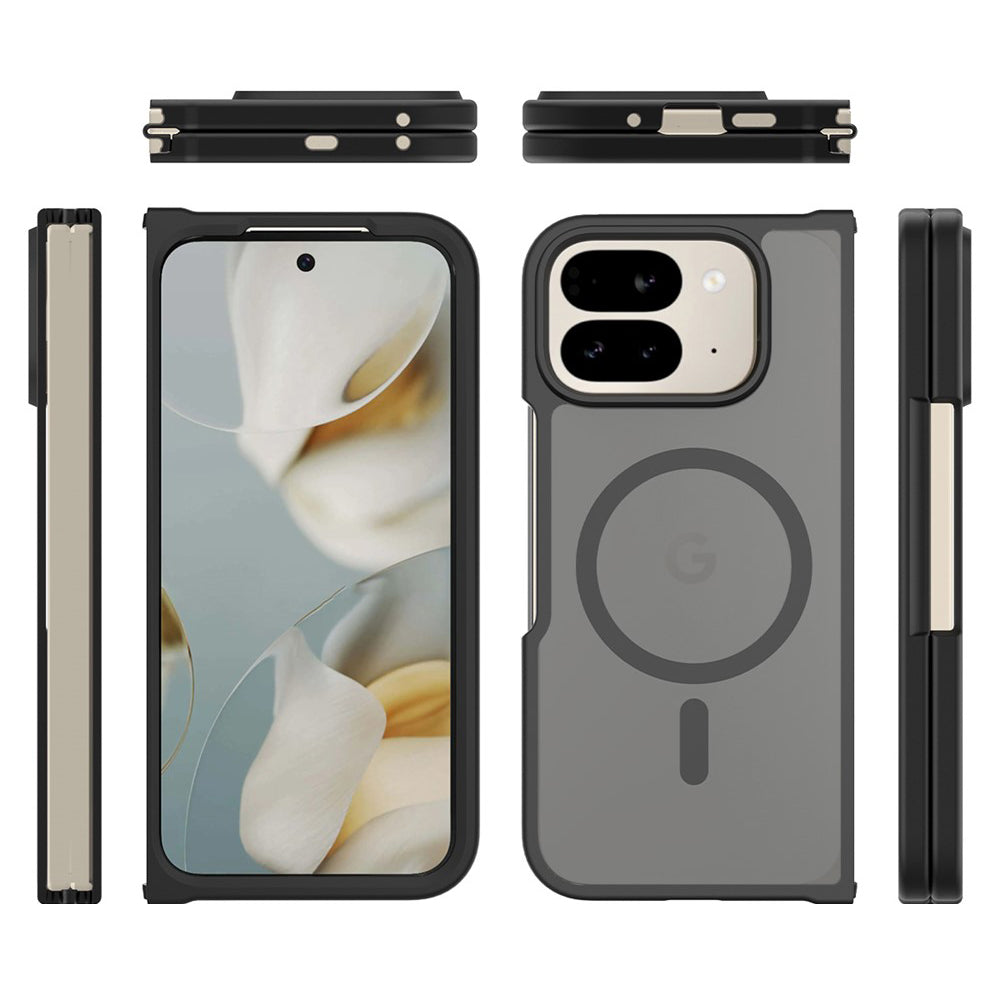 Husa MagSafe pentru Google Pixel 11 Pro Fold, Techsuit, PureFrost, Neagra Satinata