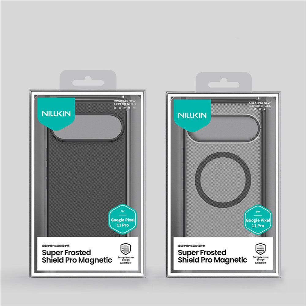 Husa MagSafe pentru Google Pixel 11 Pro, Nillkin, Super Shield Pro, Neagra Satinata