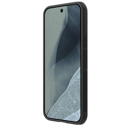 Husa MagSafe pentru Google Pixel 11 Pro, Nillkin, Super Shield Pro, Neagra Transparenta Satinata