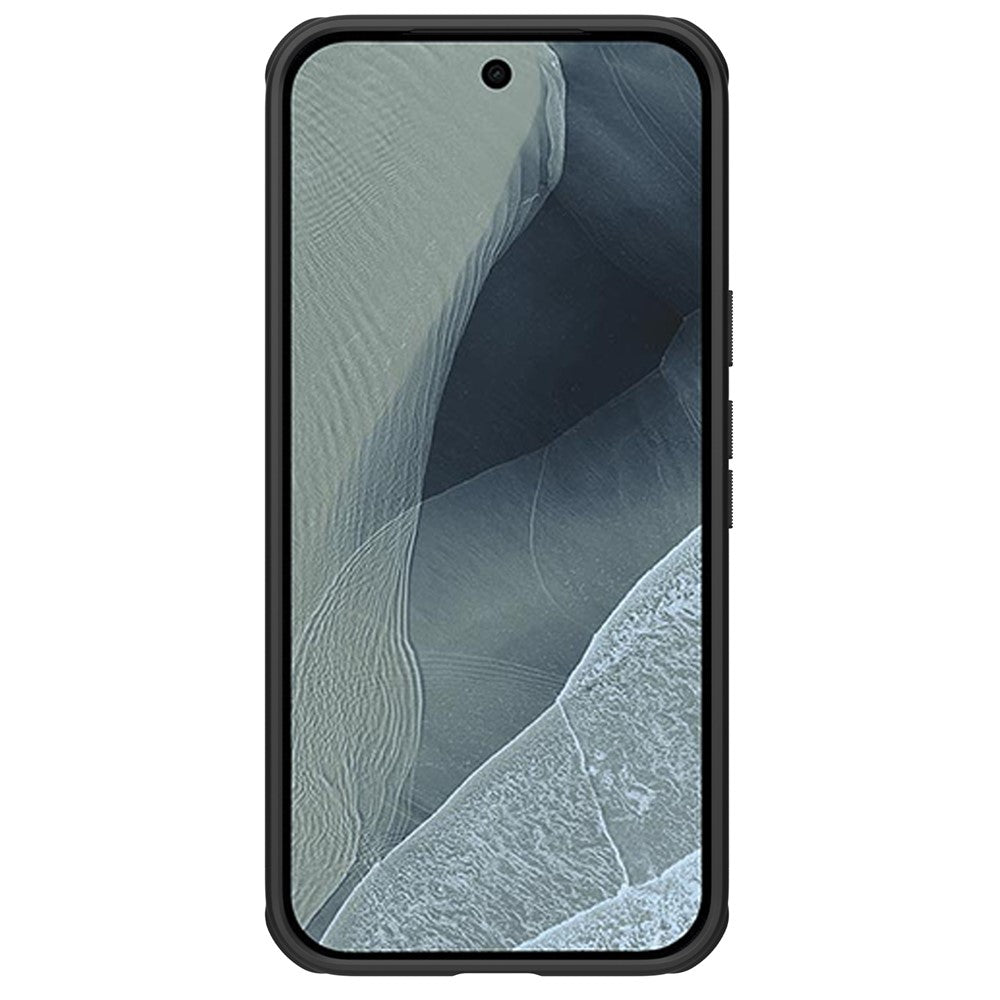 Husa MagSafe pentru Google Pixel 11 Pro, Nillkin, Super Shield Pro, Neagra Transparenta Satinata
