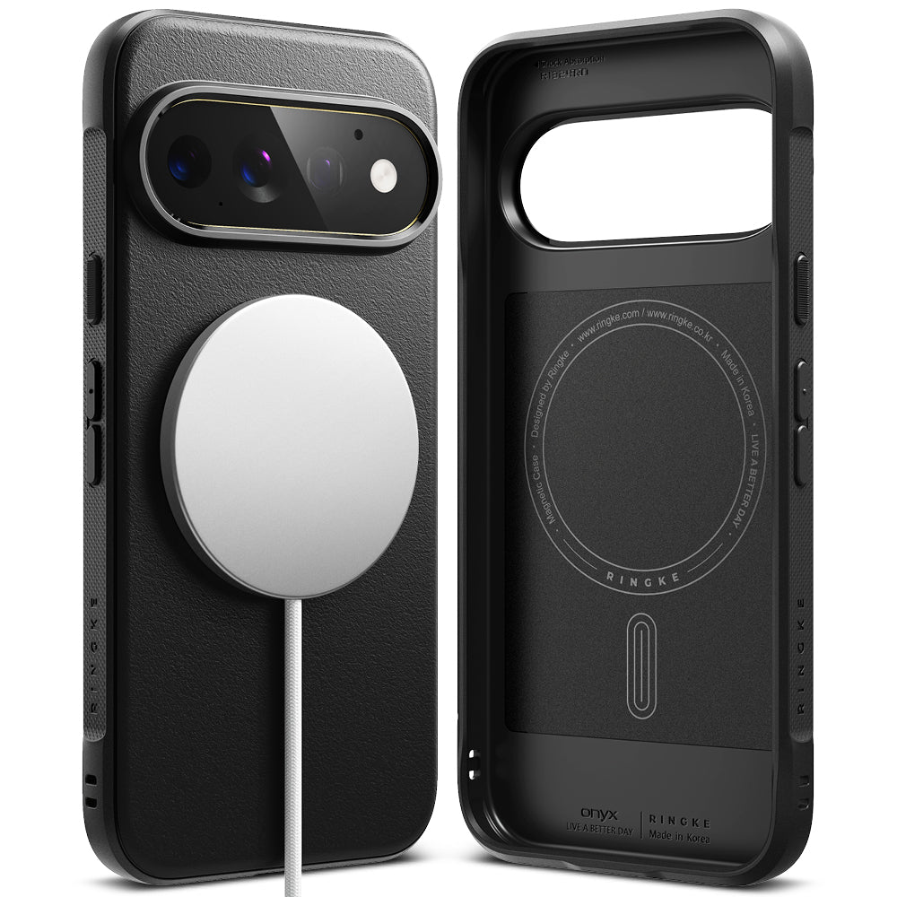 Husa MagSafe pentru Google Pixel 11 Pro, Ringke, Onyx, Neagra