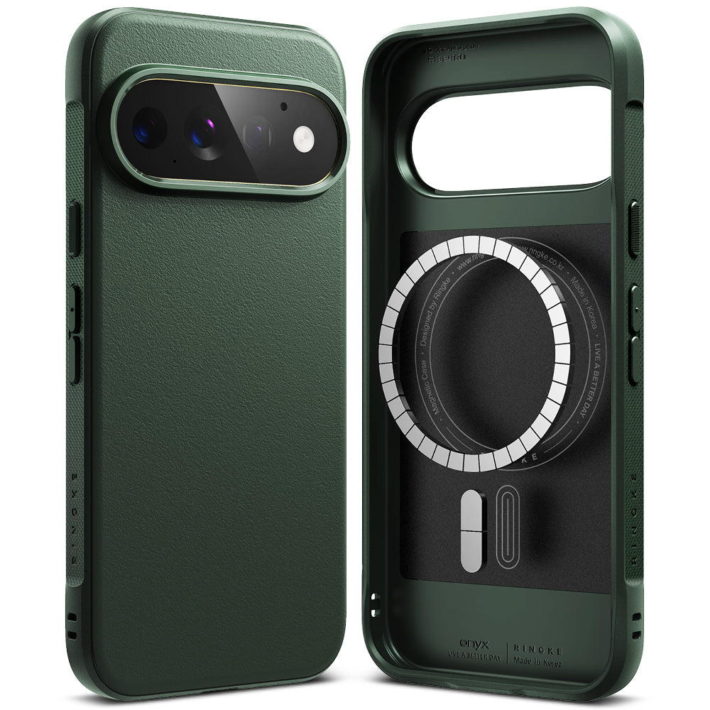 Husa MagSafe pentru Google Pixel 11 Pro, Ringke, Onyx, Verde Inchis